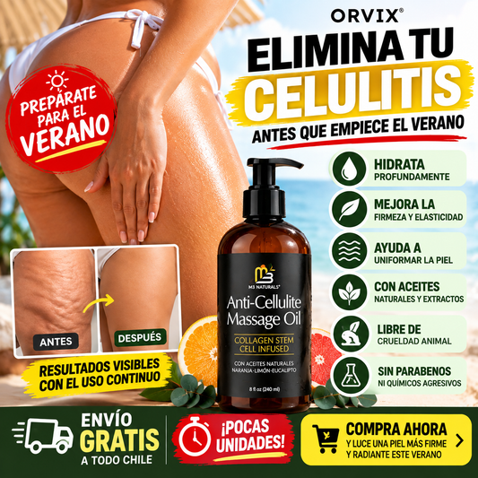 M3 Naturals | Anti-Cellulite Masagge Oil 240ml