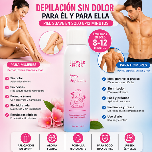 Flower Secret PRO™ Spray Depilatorio