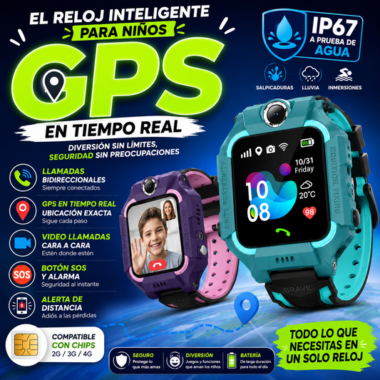 Smartwatch KIDS GPS Incorporado GEN. 2026