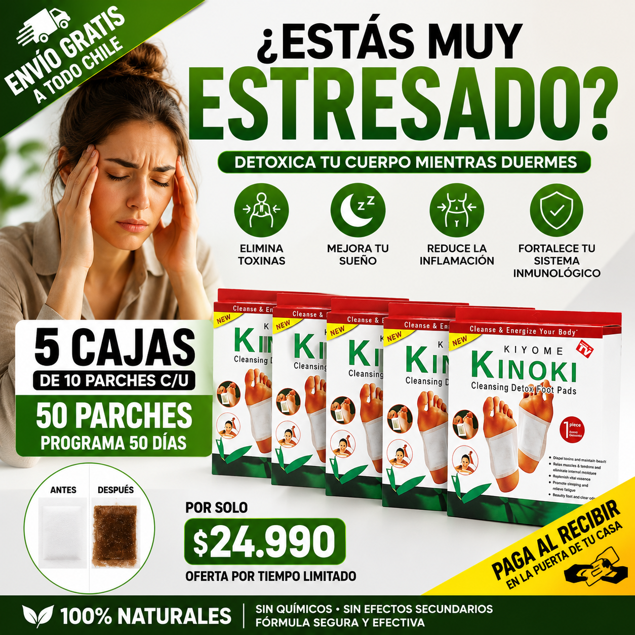 KINOKI DETOX™ | Parches Desintoxicantes