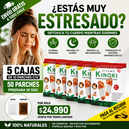 KINOKI DETOX™ | Parches Desintoxicantes