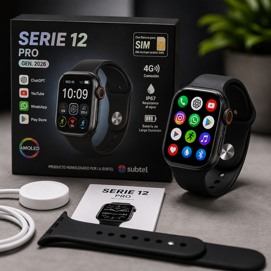 Reloj Smartwatch Serie 12 PRO GEN. 2026