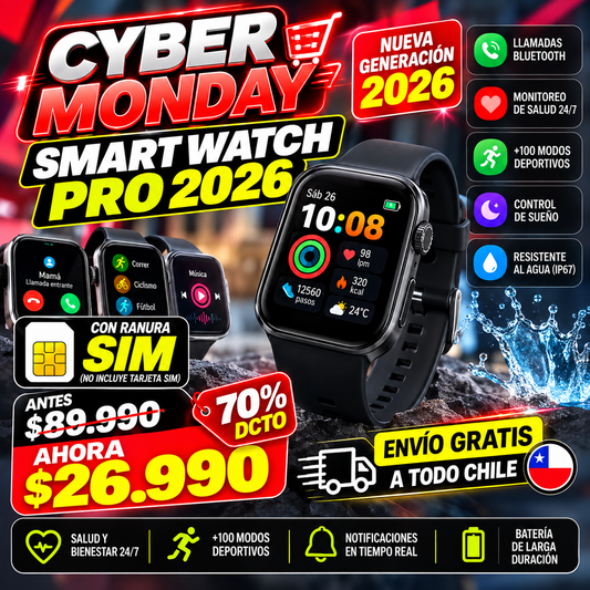 Reloj inteligente Smart Watch Pro 2026