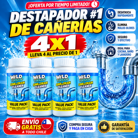 Wild Tornado Destapa Cañerías