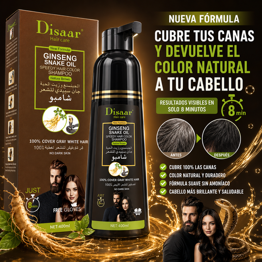 DISAAR™ Color Shampoo pinta canas